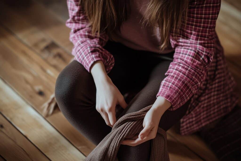 עם גרביון תרמי אפשר לשבת אפילו על הרצפה הקרה - למרות שלא היינו ממליצים