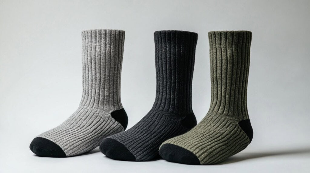 סוגי גרביים תרמיים לגברים במספר צבעים